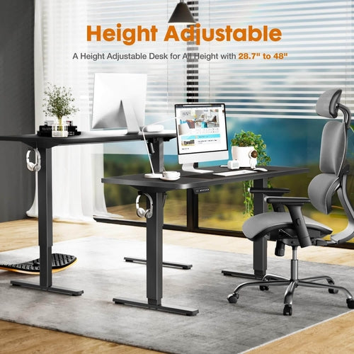 Electric Height Adjustable Standing Desk,Sit to Stand Ergonomic