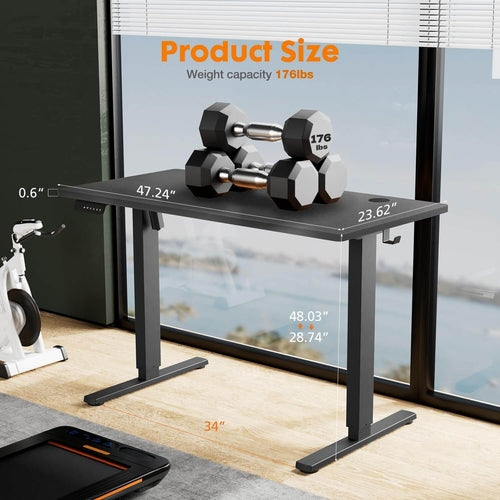Electric Height Adjustable Standing Desk,Sit to Stand Ergonomic