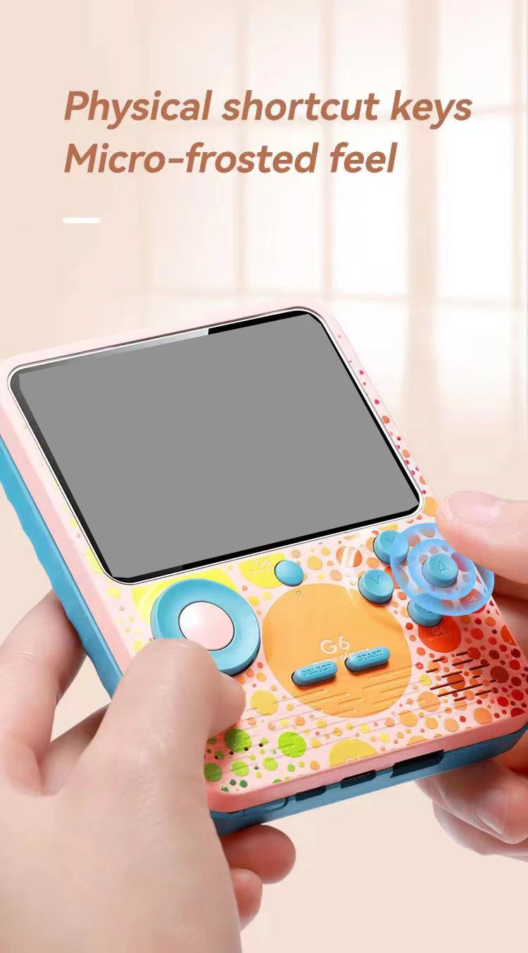 G6 Game Console 3.5 Inch Screen Handheld Game Device Portable Games Player Support Video Gaming Machine for Kids