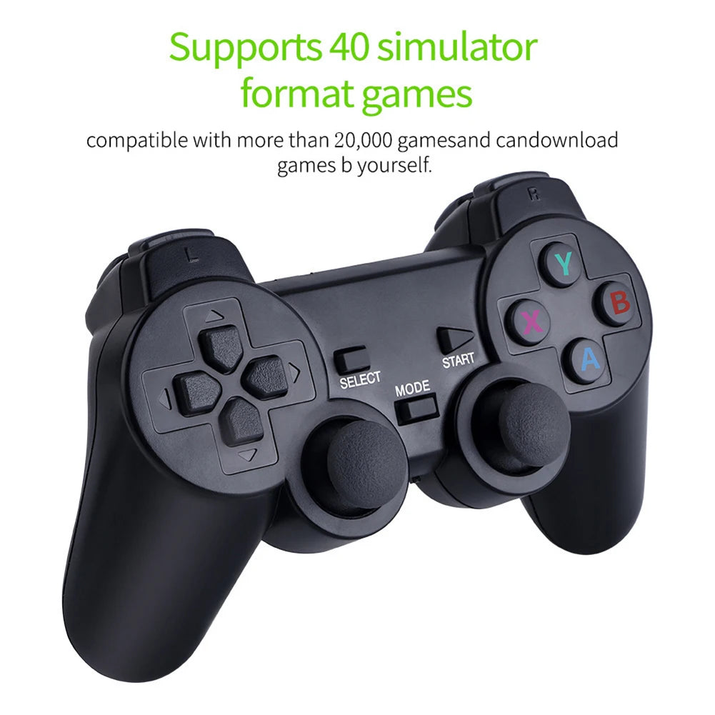 Gaming Console 58000 Games 256G TV Handheld Game Console 4K Wireless Gamepads HDMI-Compatible Wireless Controller for PS1 N64 DC