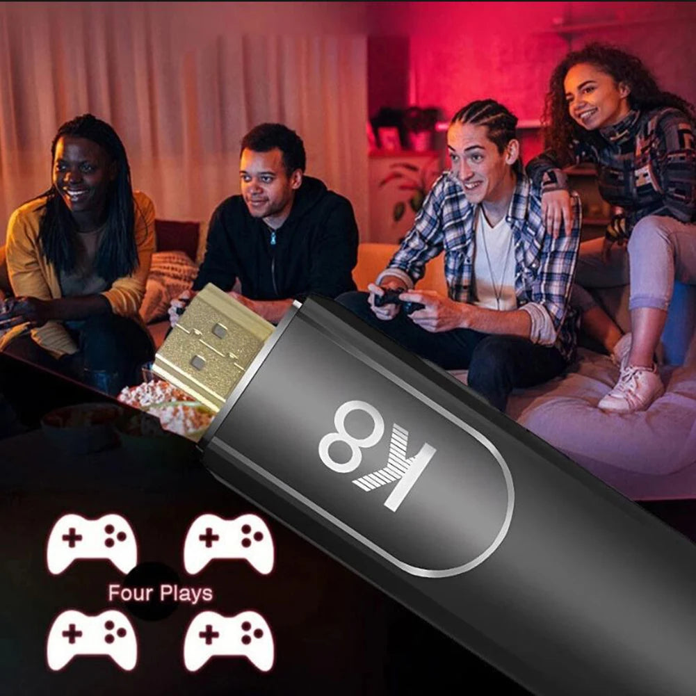 Gaming Console 58000 Games 256G TV Handheld Game Console 4K Wireless Gamepads HDMI-Compatible Wireless Controller for PS1 N64 DC