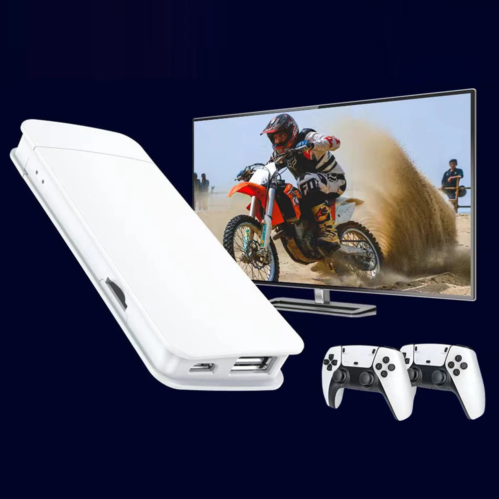 Gaming Console 58000 Games 256G TV Handheld Game Console 4K Wireless Gamepads HDMI-Compatible Wireless Controller for PS1 N64 DC