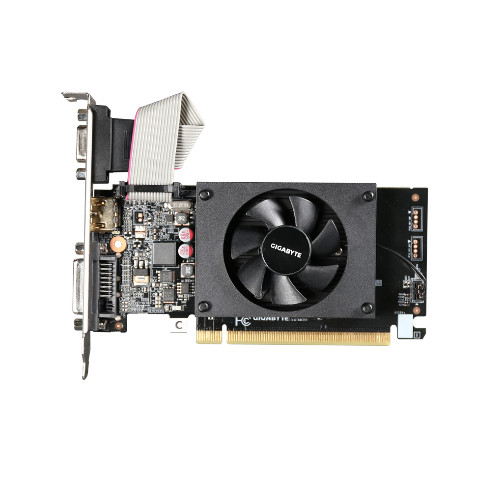GIGABYTE GeForce GT710 2GB  Gaming Graphics Card GDDR3 64Bit NVIDIA Video Card GV-N710D3-2GL Gaming Video Card