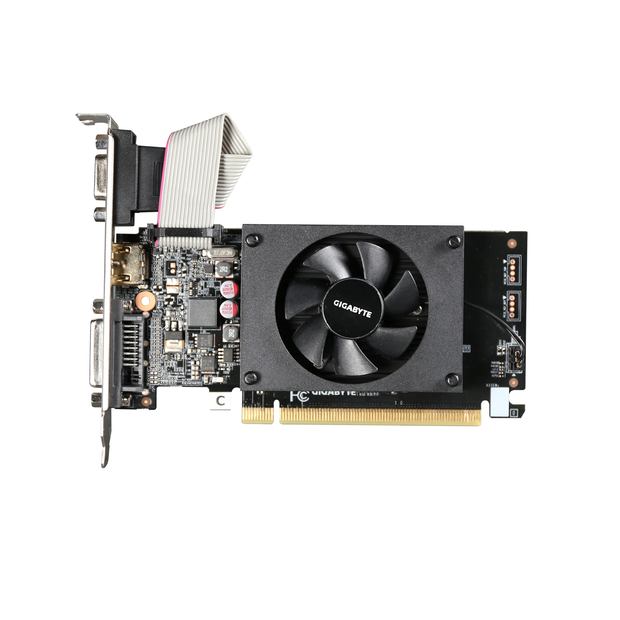 GIGABYTE GeForce GT710 2GB  Gaming Graphics Card GDDR3 64Bit NVIDIA Video Card GV-N710D3-2GL Gaming Video Card