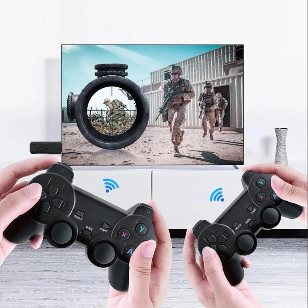 Gaming Console 58000 Games 256G TV Handheld Game Console 4K Wireless Gamepads HDMI-Compatible Wireless Controller for PS1 N64 DC