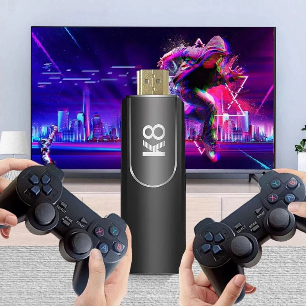 Gaming Console 58000 Games 256G TV Handheld Game Console 4K Wireless Gamepads HDMI-Compatible Wireless Controller for PS1 N64 DC