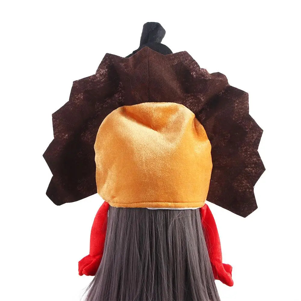 Thanksgiving Themed Party Chicken Leg Thanksgiving Day Festive Decoration Turkey Hat Festival Costume Cute Caps Chicken Feet