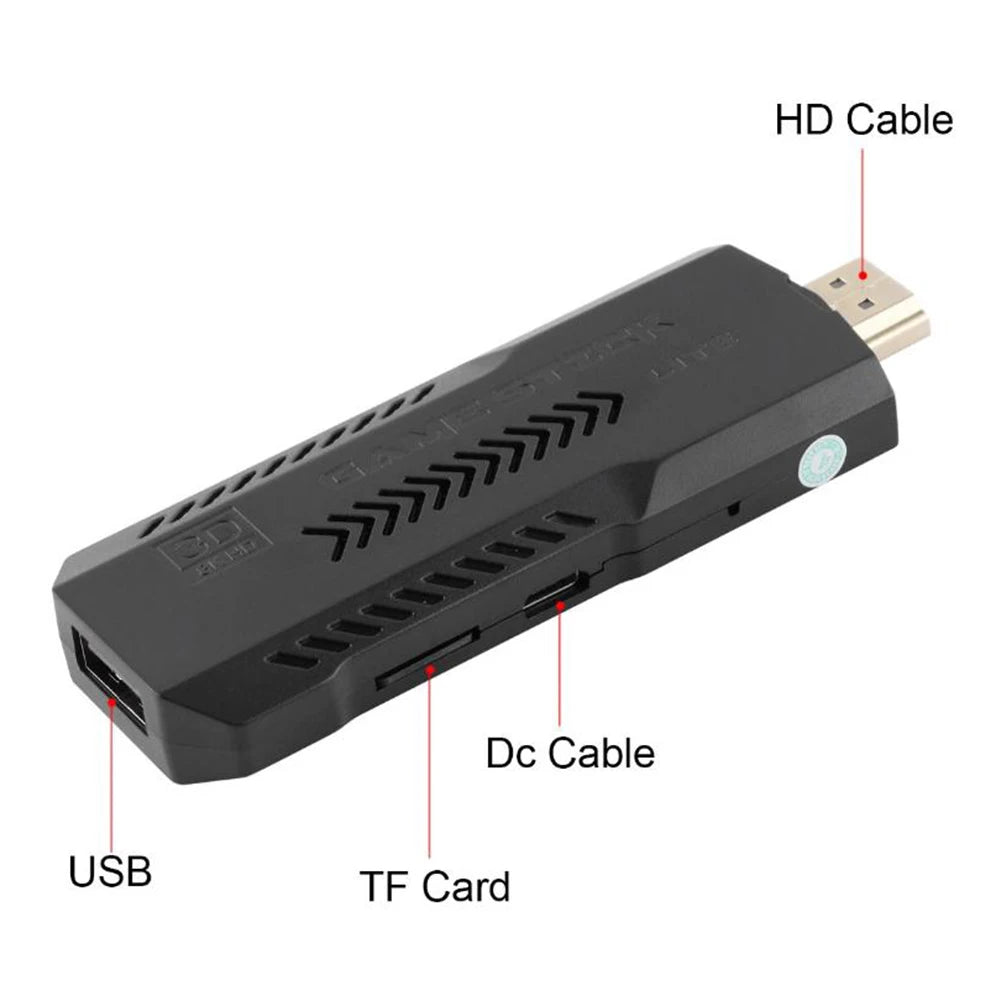 Gaming Console 58000 Games 256G TV Handheld Game Console 4K Wireless Gamepads HDMI-Compatible Wireless Controller for PS1 N64 DC