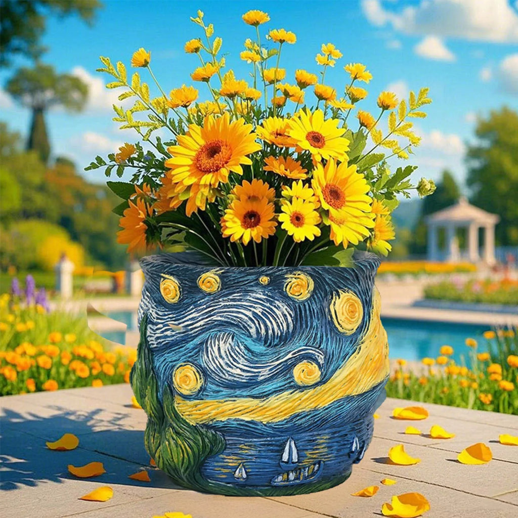 Thanksgiving Flower Pot Creative Garden Flower Planting Tool Balcony Potted Plant Decorative Ornament Festival Gift For Friend