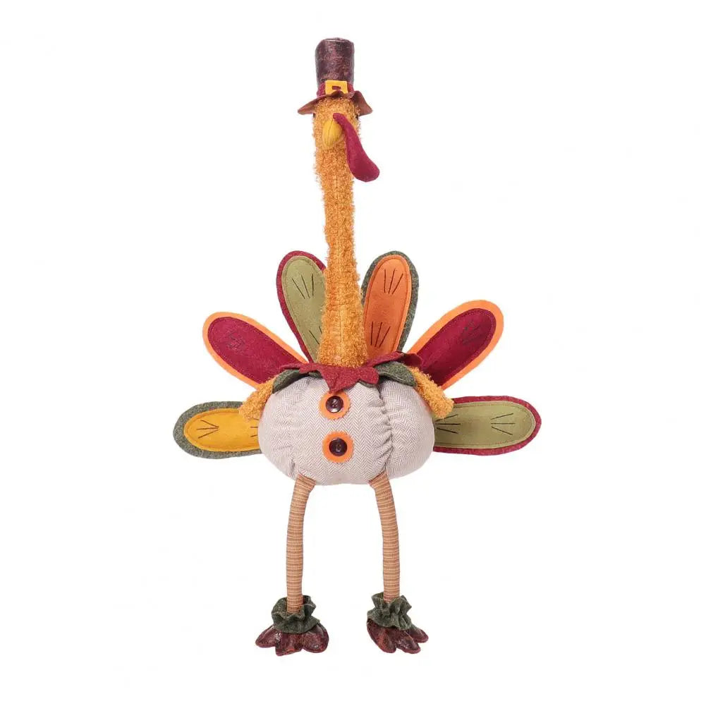 Thanksgiving Decor Turkey Plush Cute Stuffed Animal Fall Decorations For Home Holiday Party For Fall Autumn Harvest Home Table